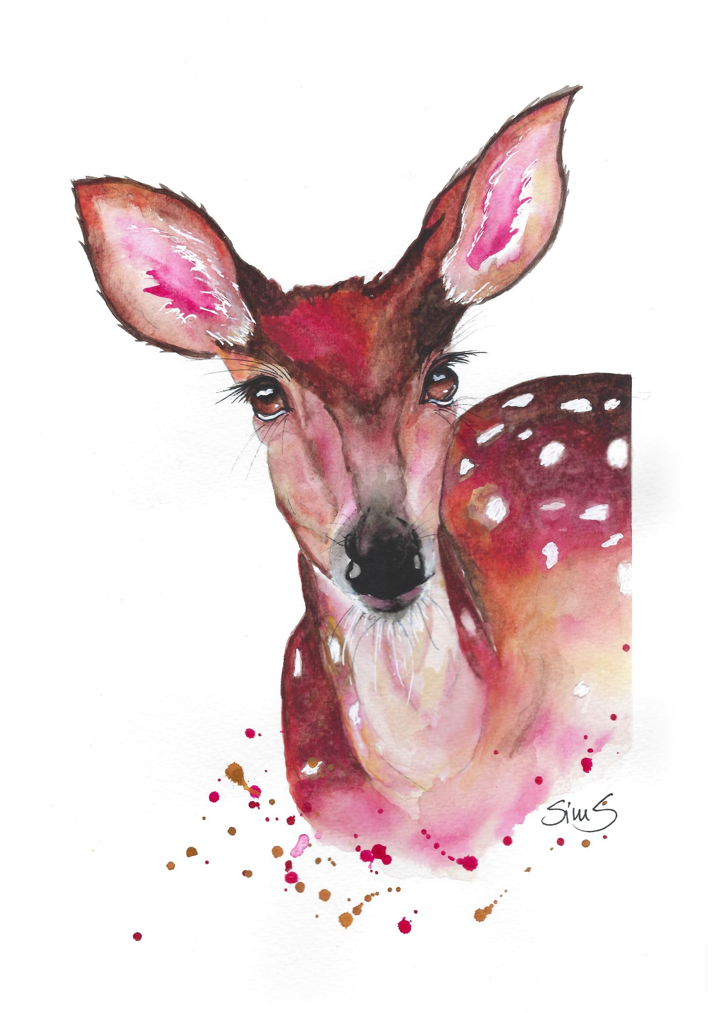 Deer Art Print
