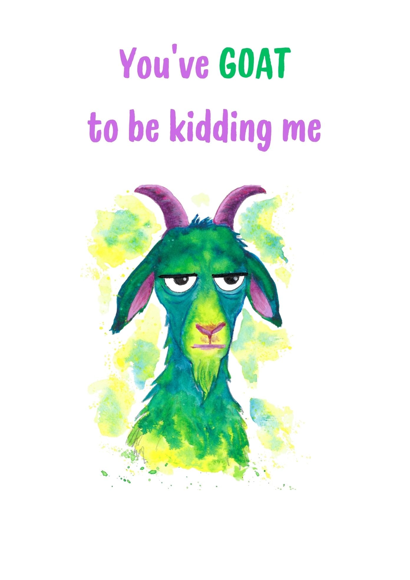Goat Art Print