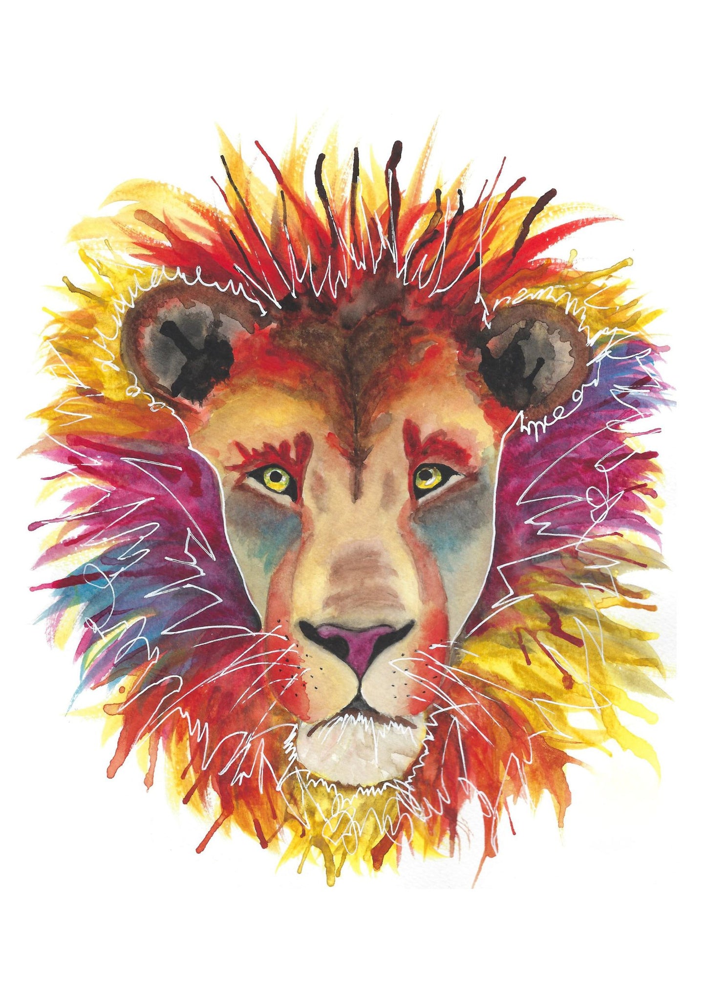 Lion2 Art Print
