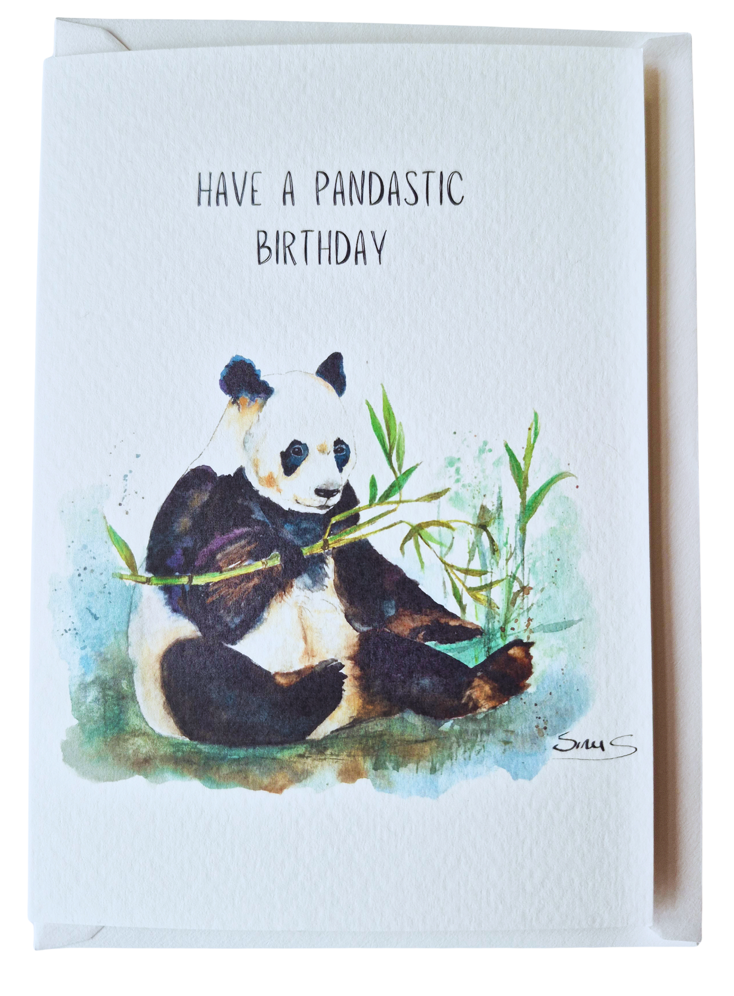 Safari Panda1 Greeting Card
