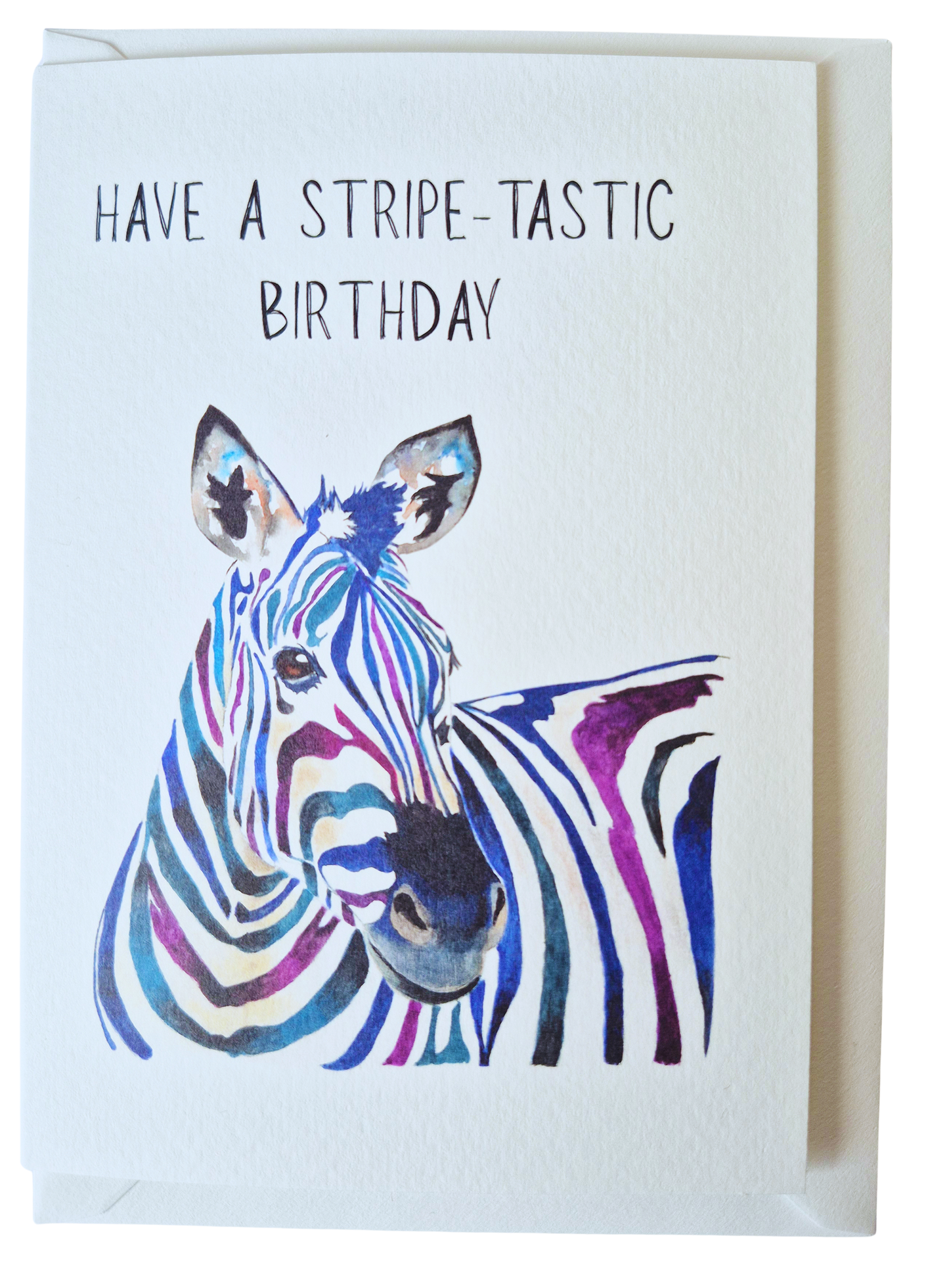 Safari Zebra Greeting Card