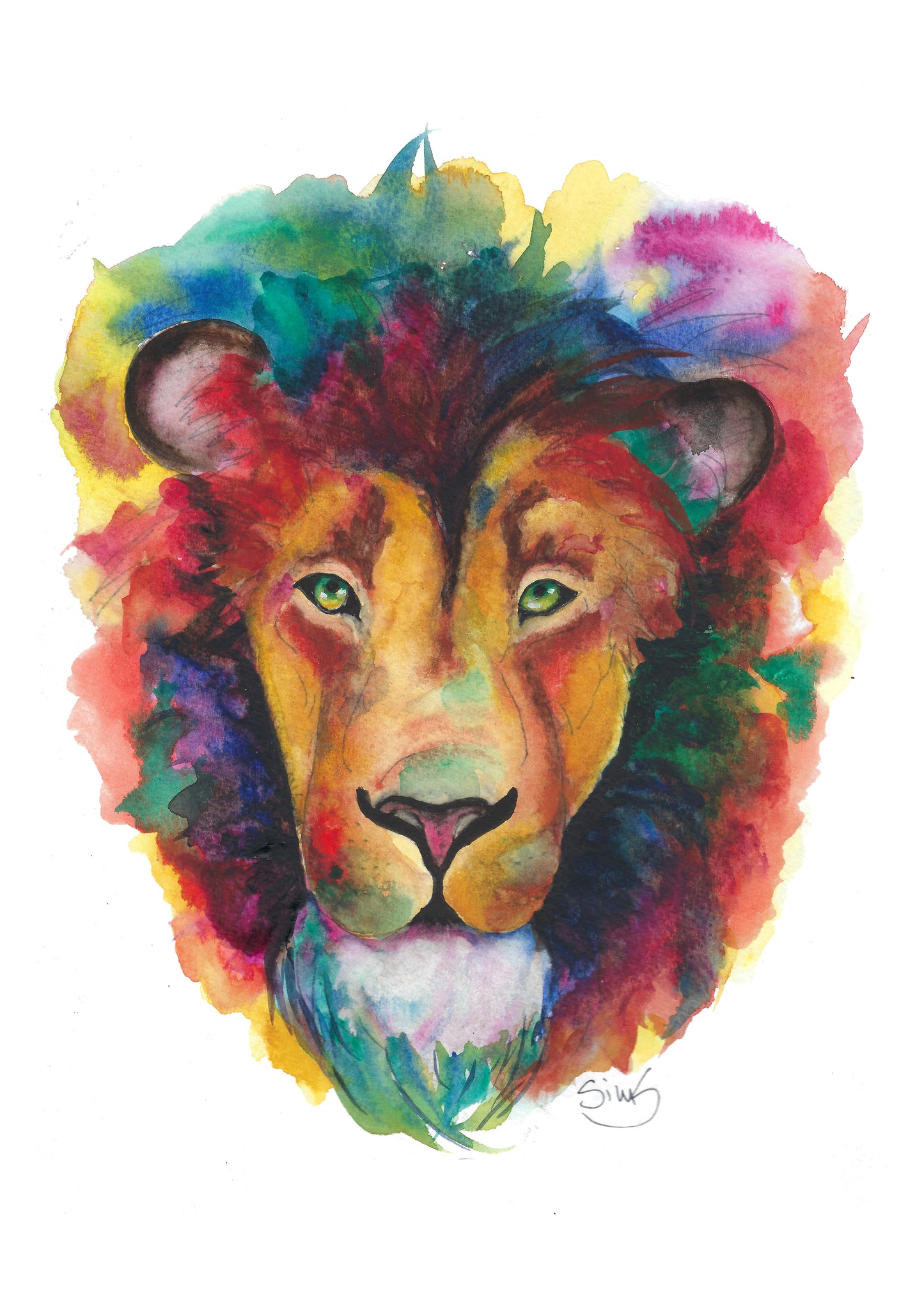 Lion1 Art Print