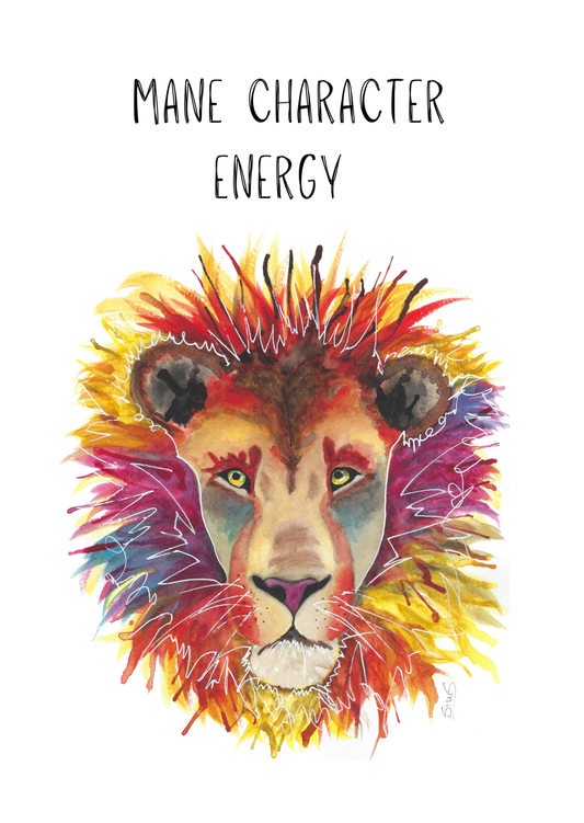 Safari Lion2 Greeting Card