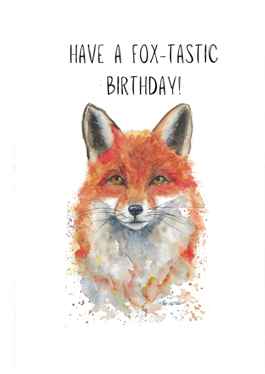 Woodland  Fox Greeting Card