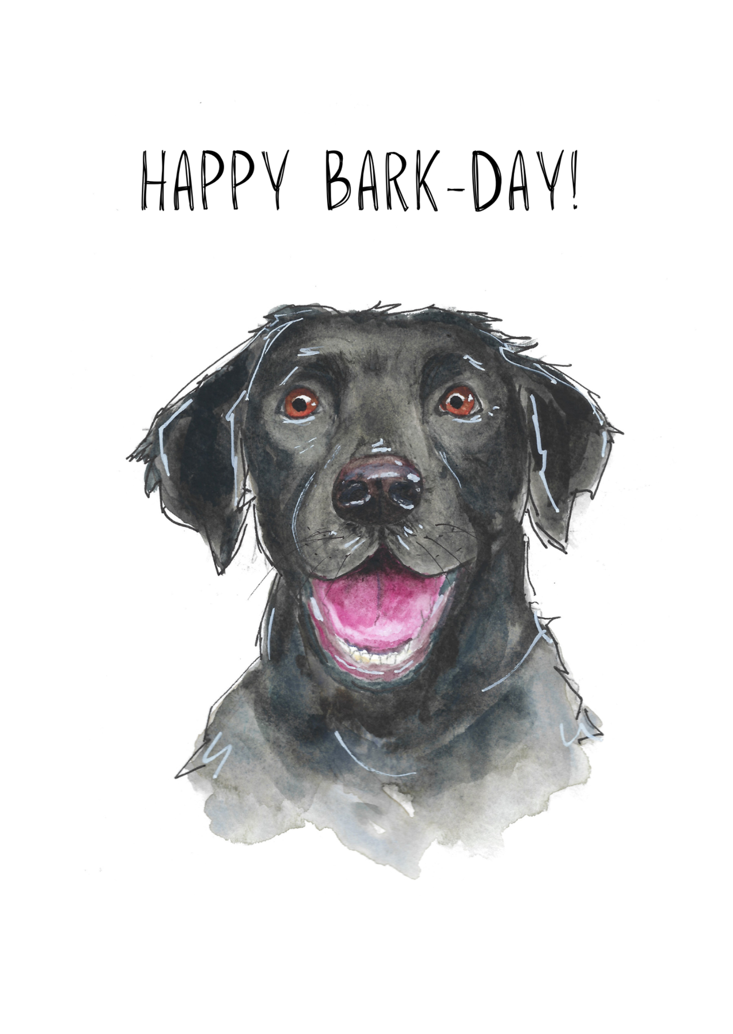 Dog Greeting Card Labrador