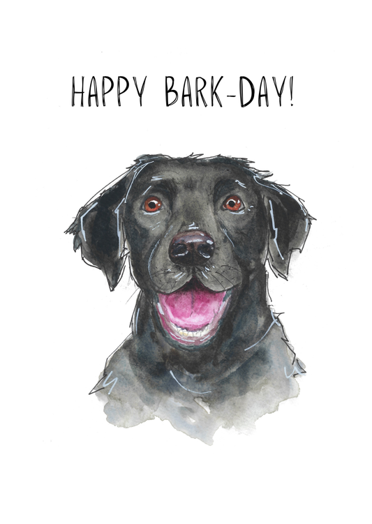 Dog Greeting Card Labrador