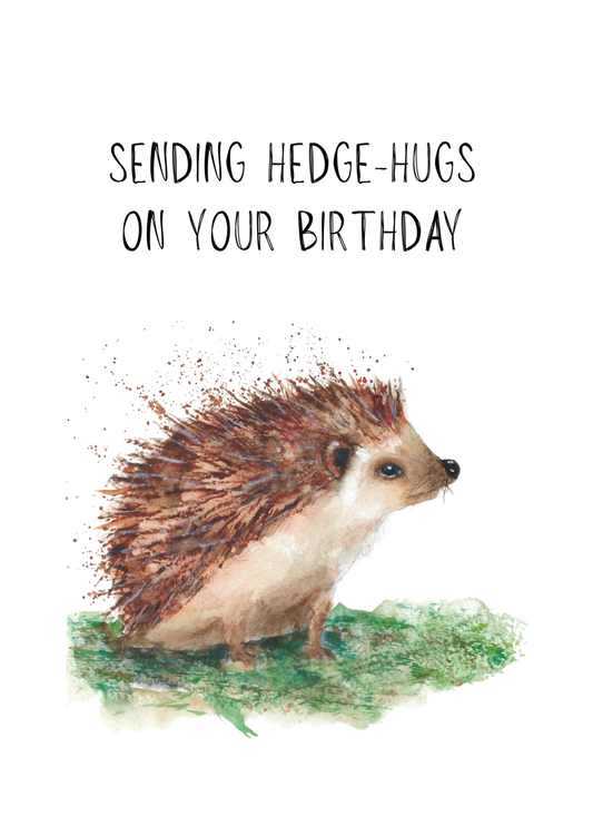 Woodland Hedgehog2 Greeting Card