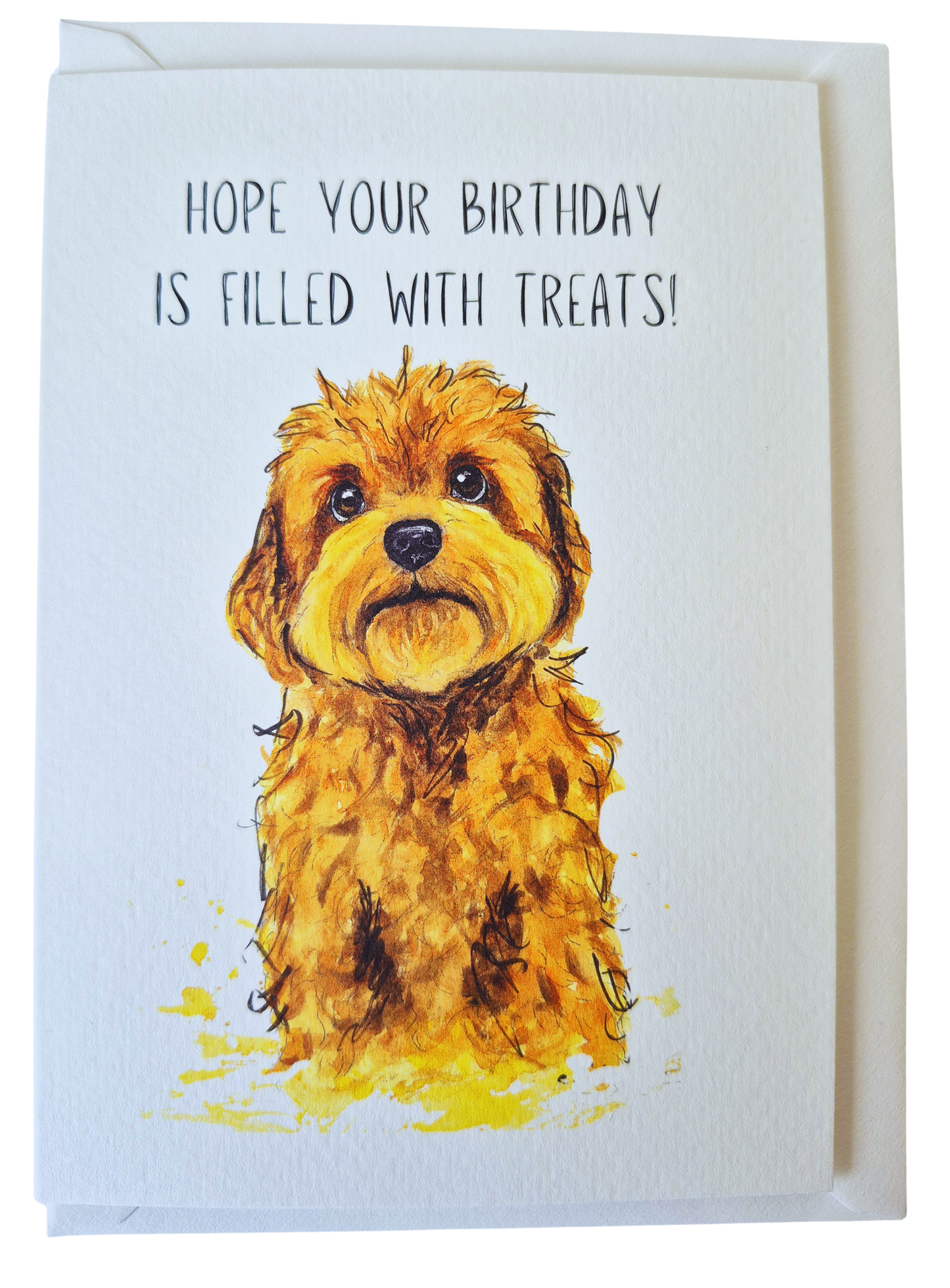 Dog Greeting Card Cockapoo