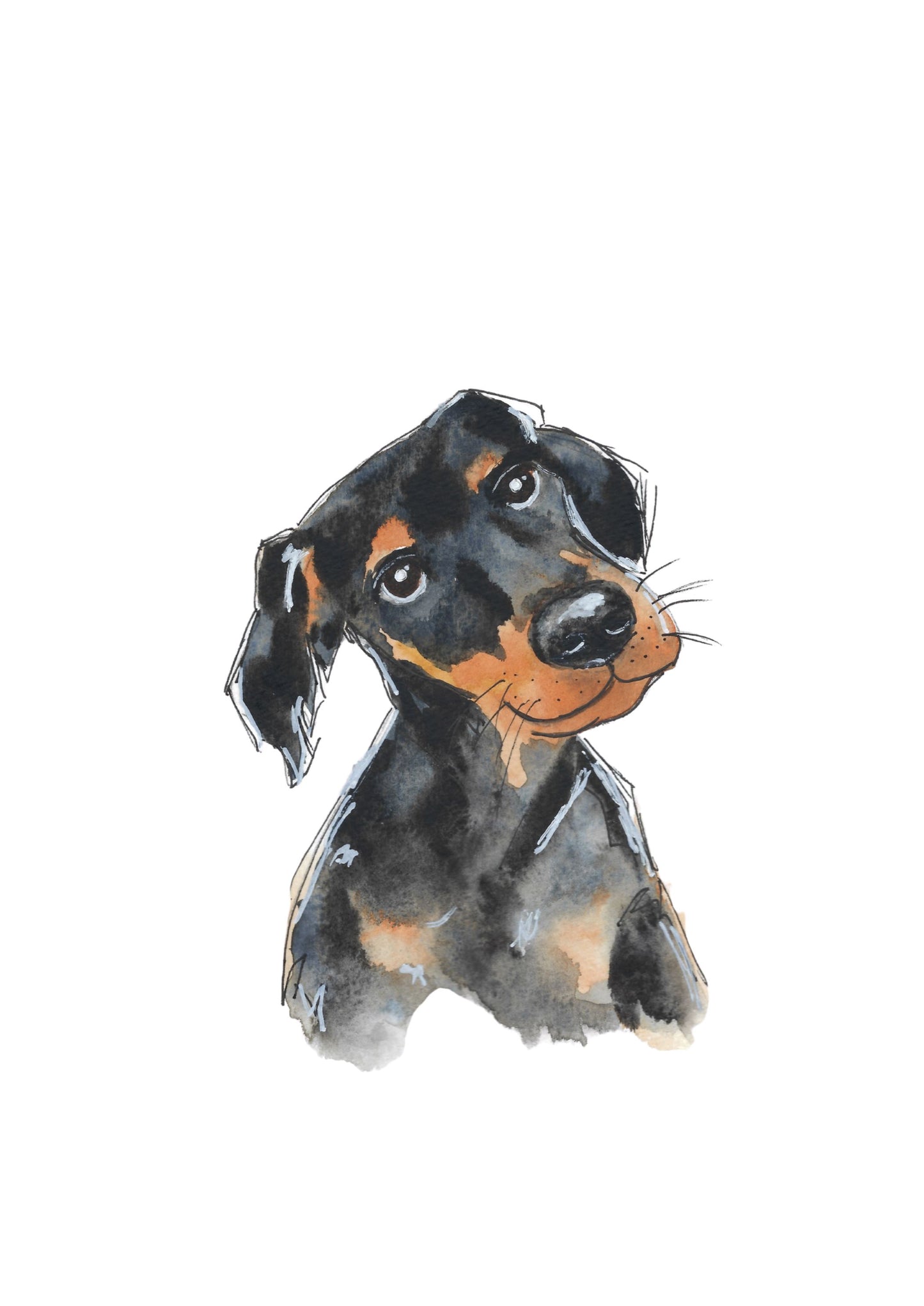 Doberman Art Print