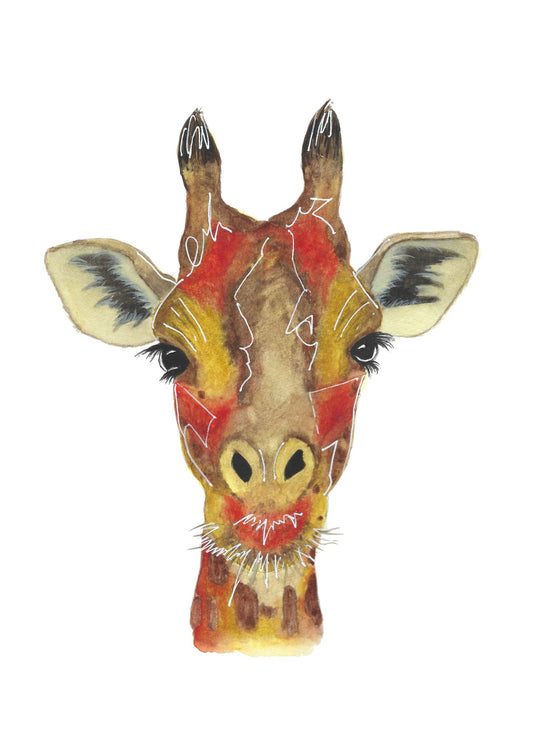 Giraffe Art Print