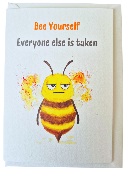 Funny BEE Greeting Card