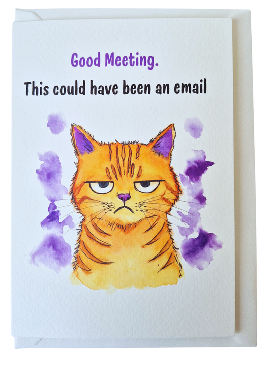 Funny CAT Greeting Card