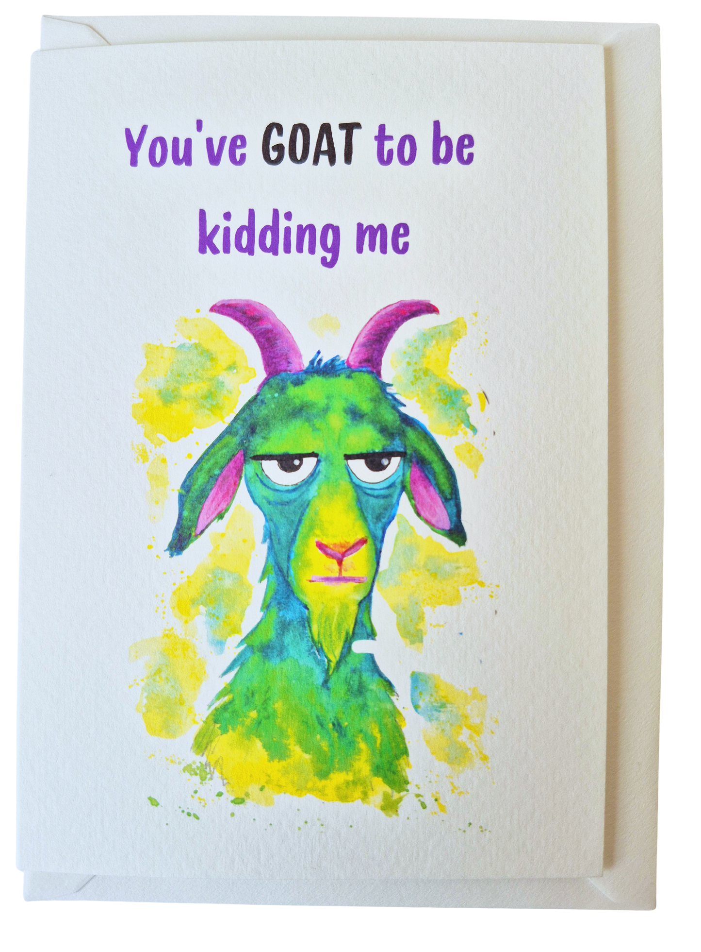 Funny GOAT Greeting Card