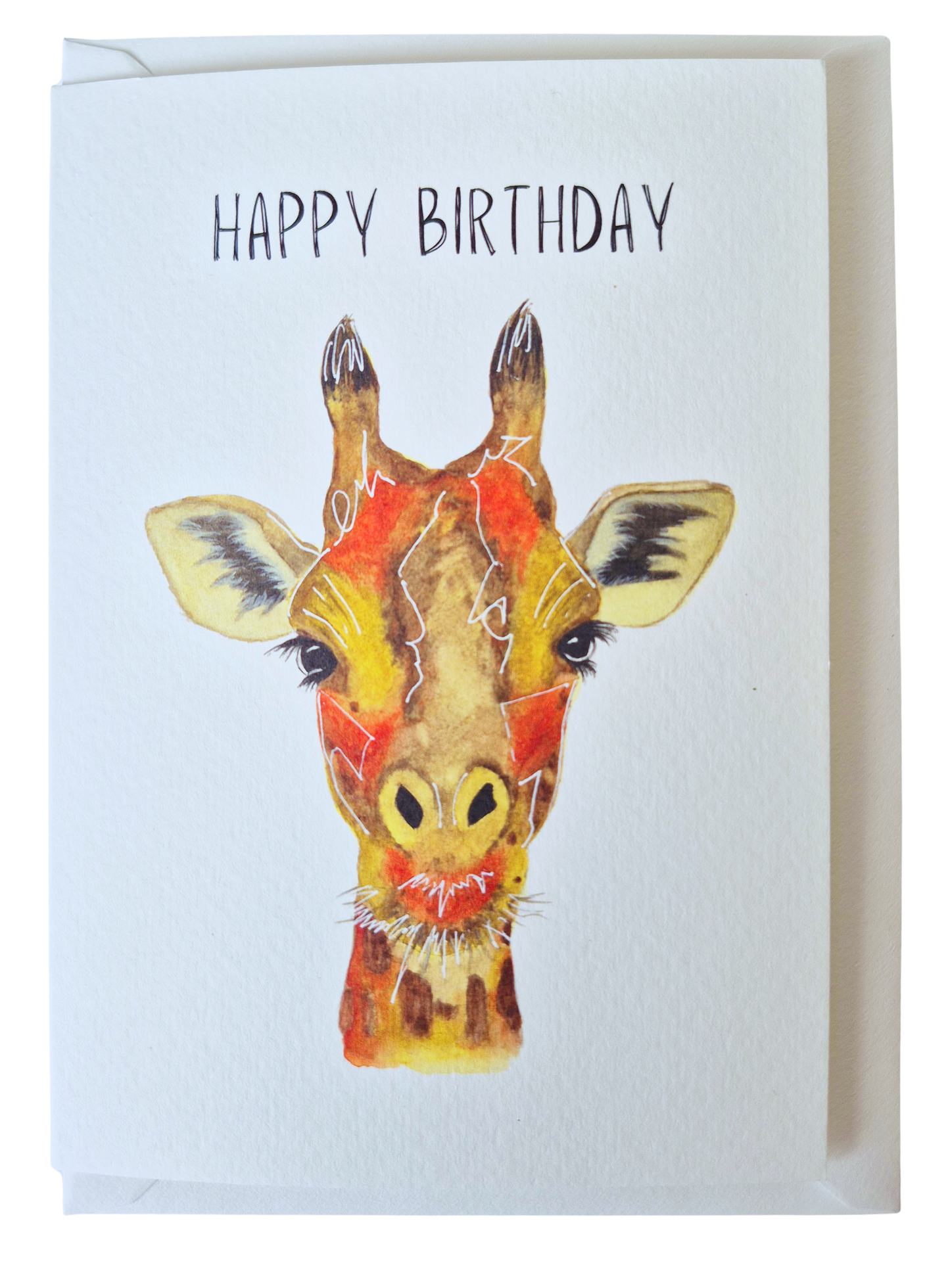 Safari Giraffe Greeting Card