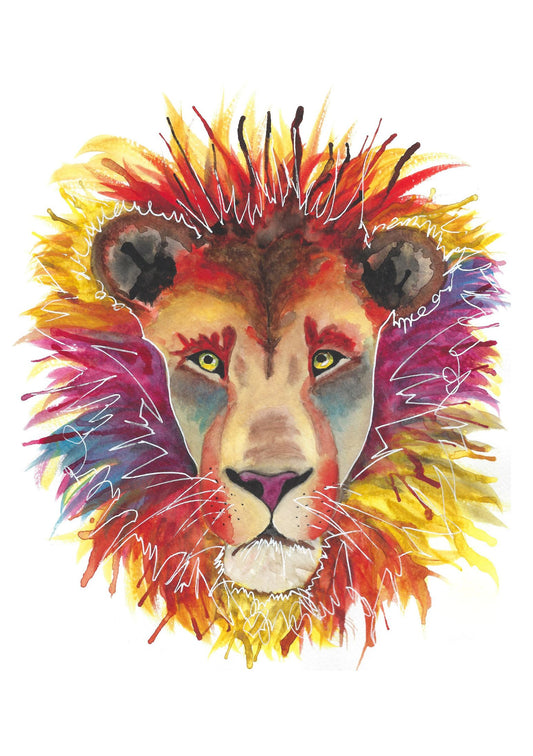 Lion2 Art Print