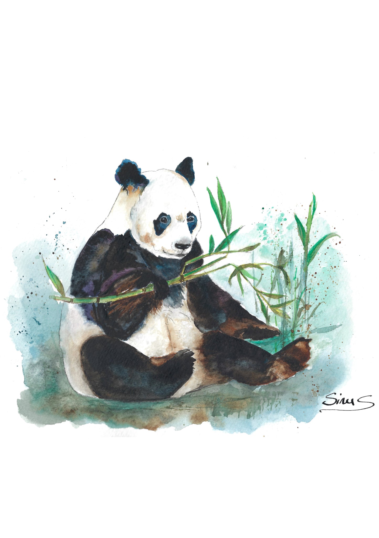 Panda Art Print