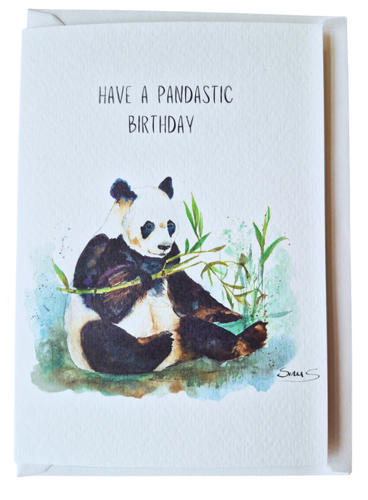 Safari Panda1 Greeting Card